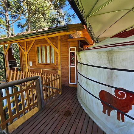 Casa Campo Yurt 1 Gengiscan tenda mongólica wifi Urubici Exterior foto
